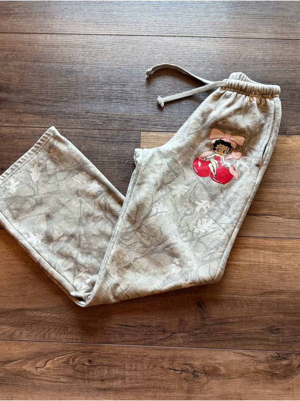 Betty Boop Wide Leg Sweatpants Size X-Small